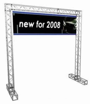 Truss System – Multi Banner Display 10×10 (LxH) (Installation Included)