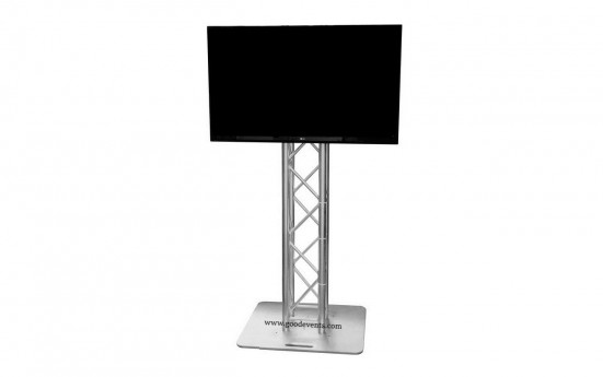 Truss System Stand with T.V. – 7' tall* (must provide what will be displayed in at least a week with advance)
